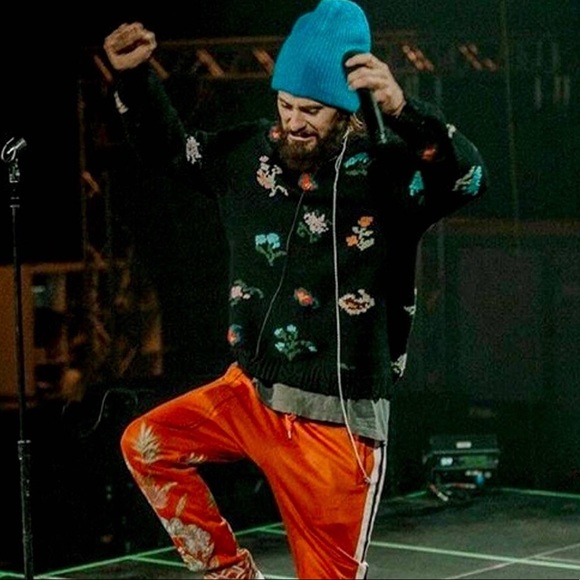 Gucci Garden Floral Intarsia Sweater with Parrot L - Picture 16 of 17